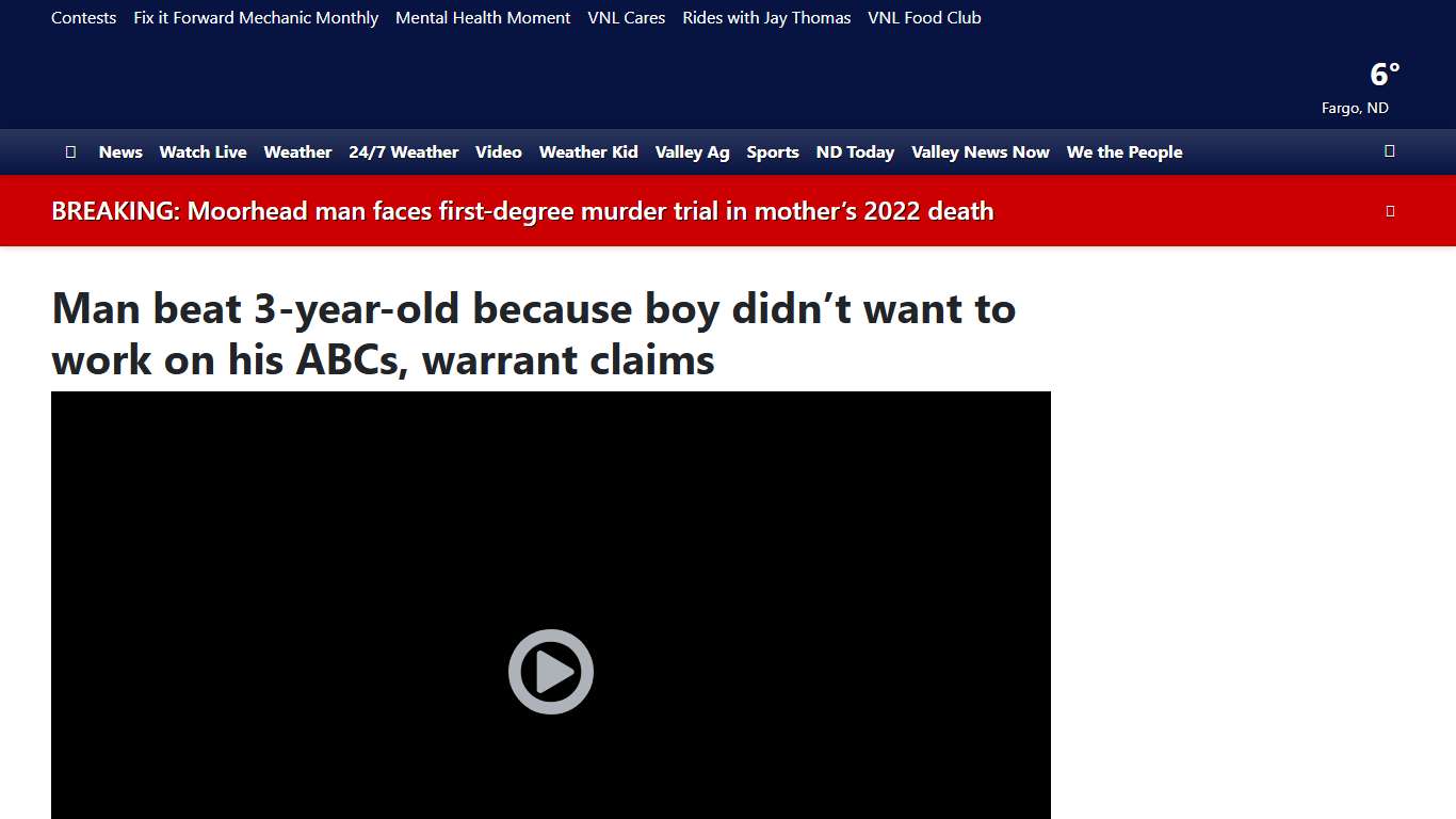 Man beat 3-year-old because boy didn’t want to work on his ABCs, warrant claims